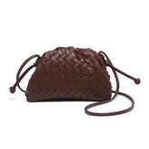 Sac nuage tissé en grande quantité, sac à bandoulière avec clip, sac au design d'intérêt particulier